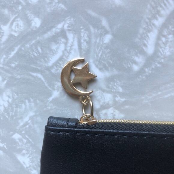 Ipsy October 2020 Black Gold Magic Halloween Zip Cosmetic Make-Up Travel Bag - Picture 4 of 7